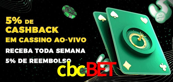 Promoções do cassino ao Vivo cbcbet